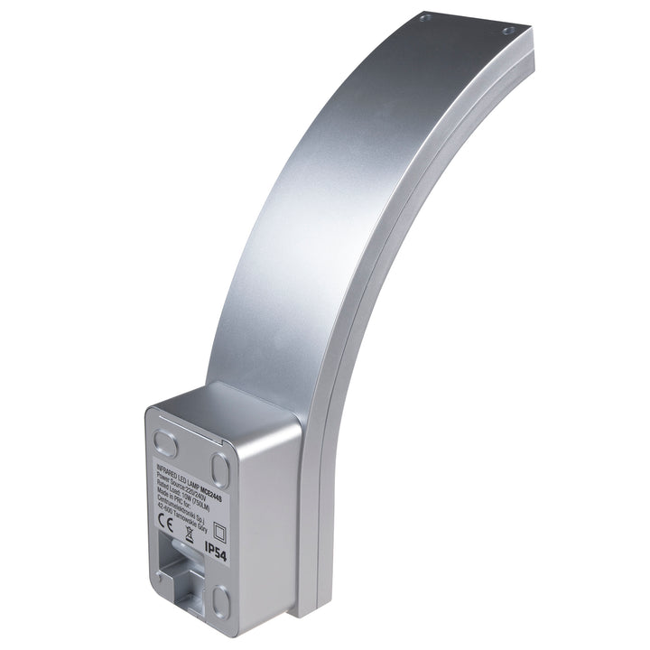 Lampă LED cu senzor de mișcare Maclean, senzor de mișcare PIR, argintiu, 10W, IP54, 750lm, alb neutru (4000K) MCE244 S, 2 bucăți