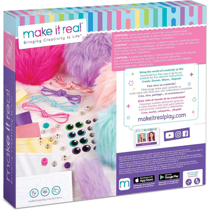 Kit pentru realizarea brelocurilor Make it Real - Fluffy Friend