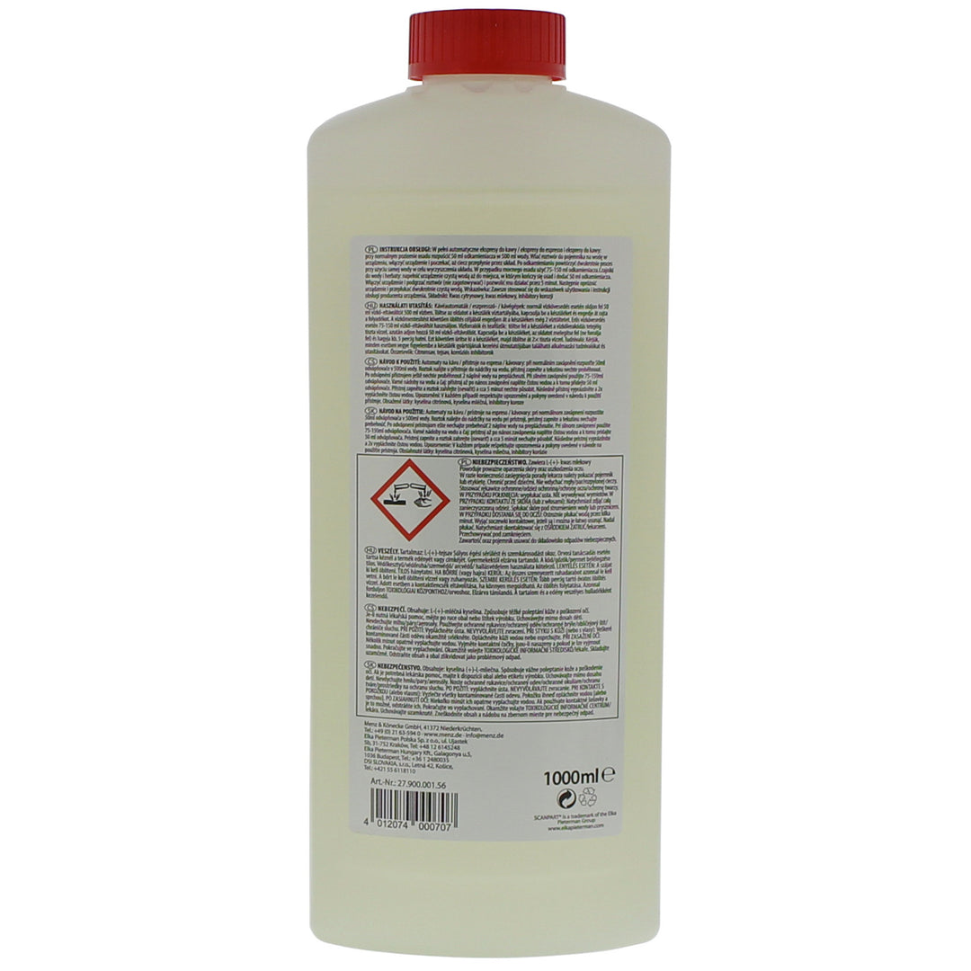 Descaler 1 litru pentru espressoare + 10 tablete pentru curățarea aparatelor de cafea