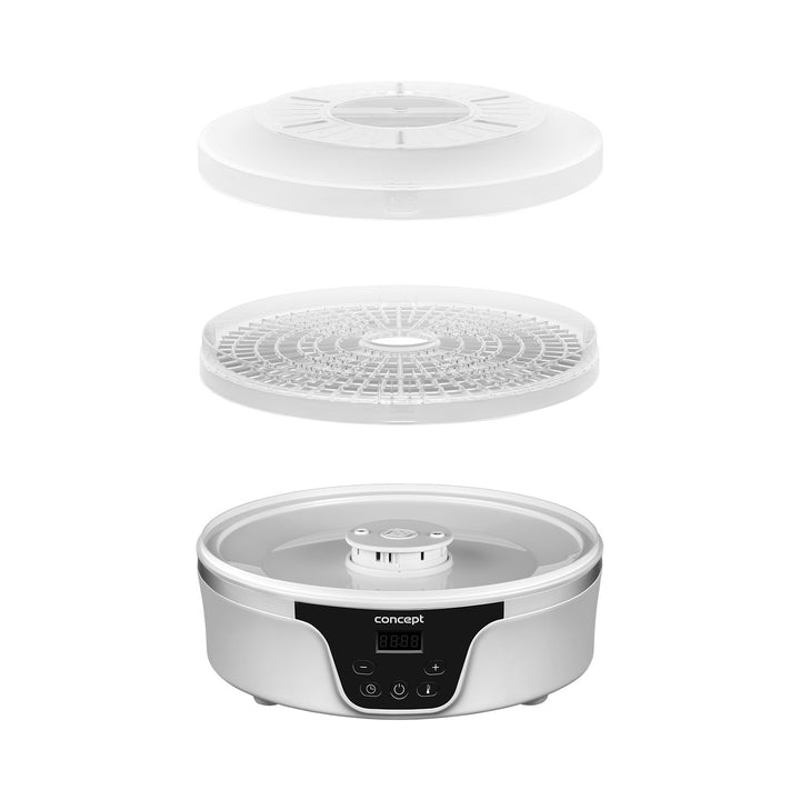 Uscător de ciuperci, fructe și ierburi Concept, 380W, 7 sită, control digital, SO2090