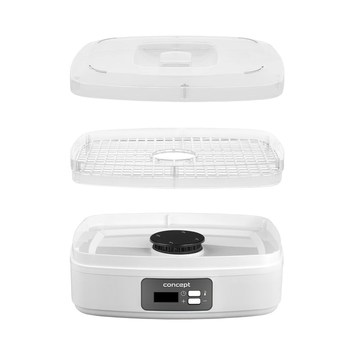 Uscător de ciuperci, fructe și ierburi Concept, 260W, 6 sită, cronometru, SO2080