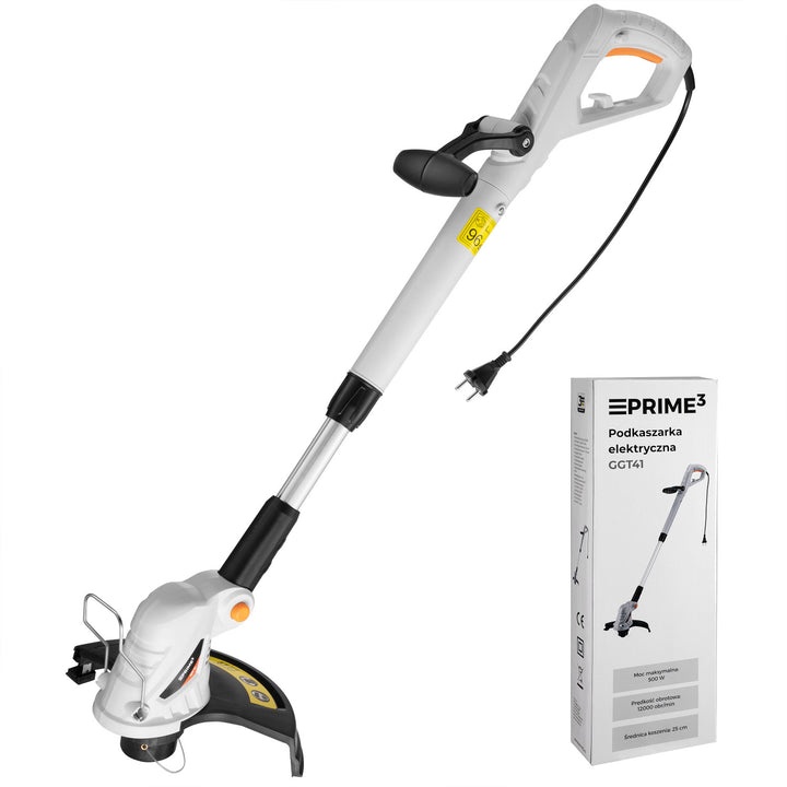 Trimmer electric Prime3, 500W, diametru linie 25cm, 12000 rpm, GGT41