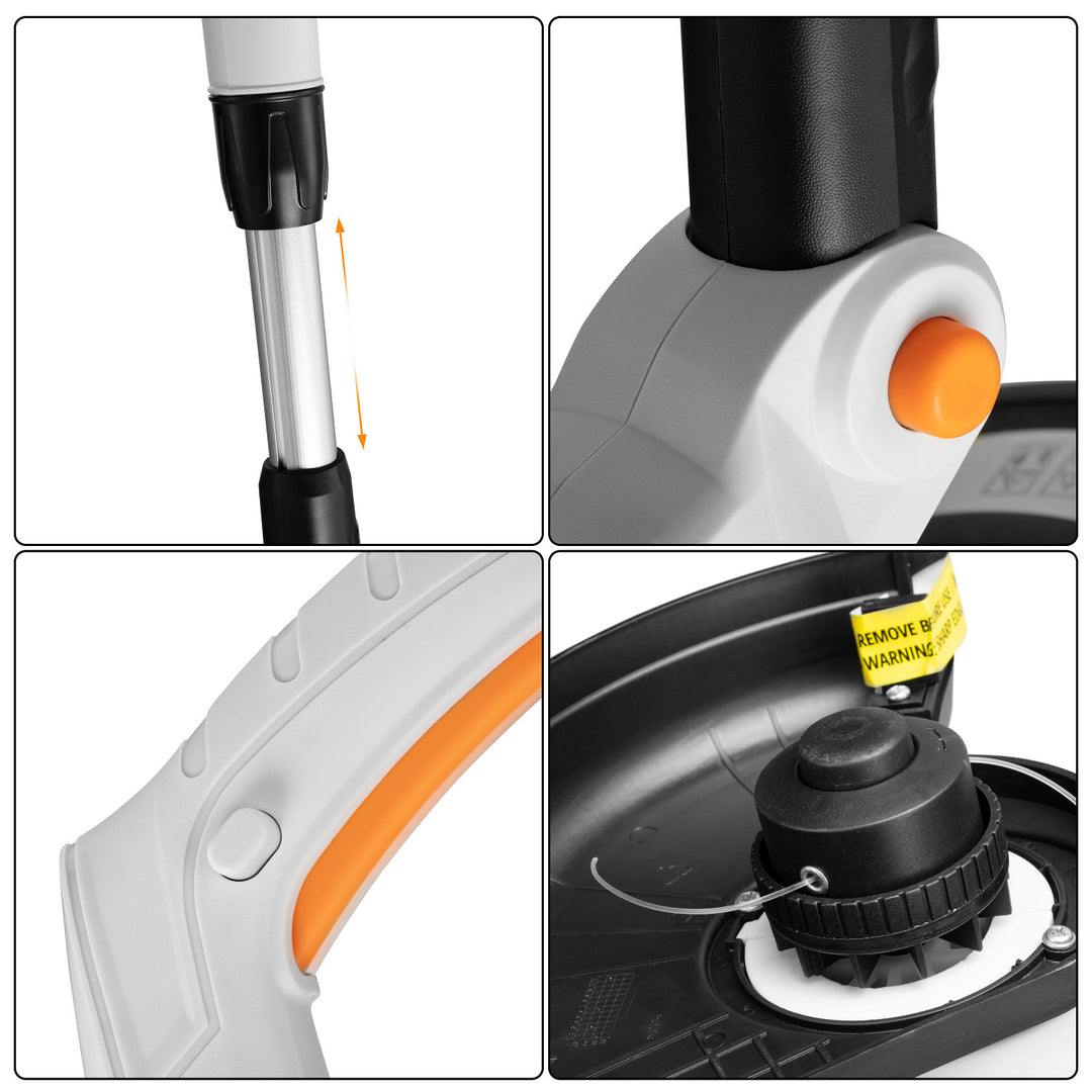 Trimmer electric Prime3, 500W, diametru linie 25cm, 12000 rpm, GGT41