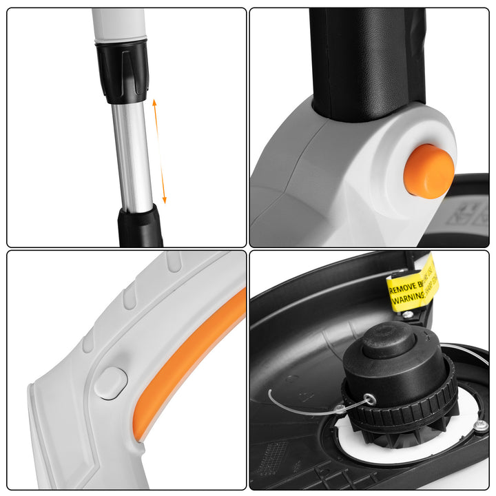 Trimmer electric Prime3, 500W, diametru linie 25cm, 12000 rpm, GGT41