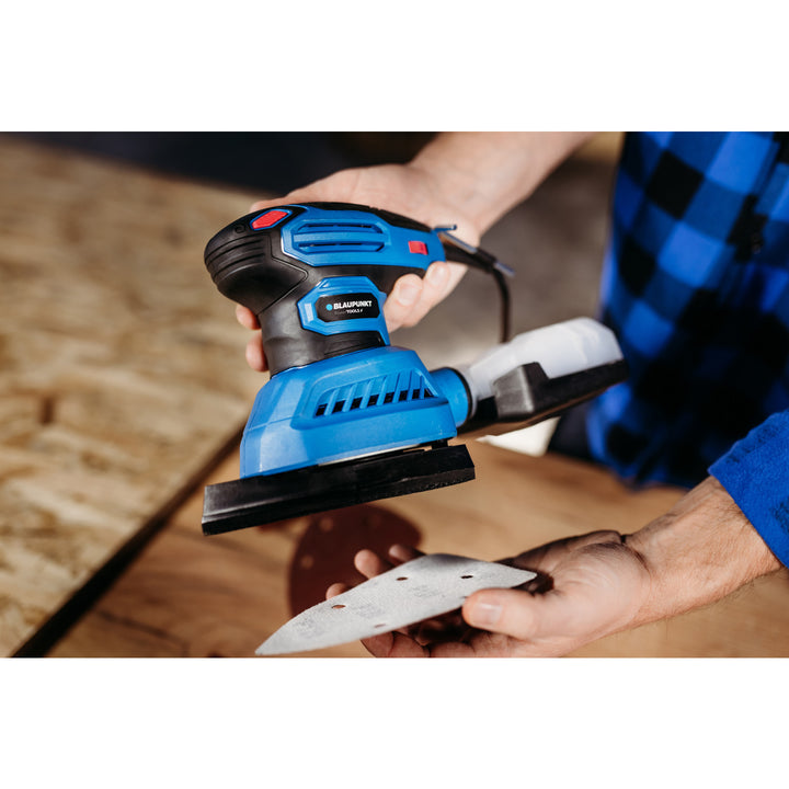 Șlefuitor Blaupunkt, 300 W, picioare de șlefuire interschimbabile, diametru de oscilație 1,8 mm, OS6010