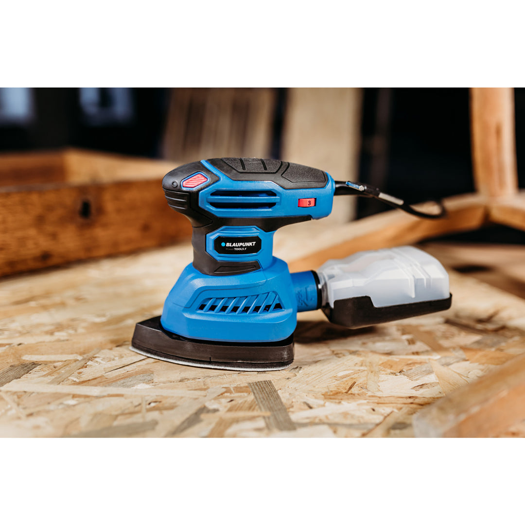 Șlefuitor Blaupunkt, 300 W, picioare de șlefuire interschimbabile, diametru de oscilație 1,8 mm, OS6010