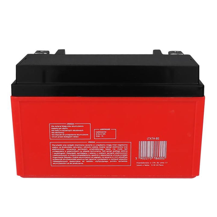 Baterie gel Lamex, motocicletă, 12V, 7Ah, LTX7A-BS