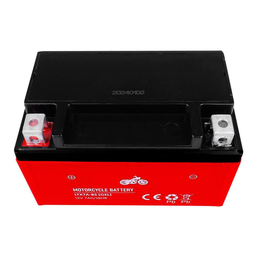 Baterie gel Lamex, motocicletă, 12V, 7Ah, LTX7A-BS