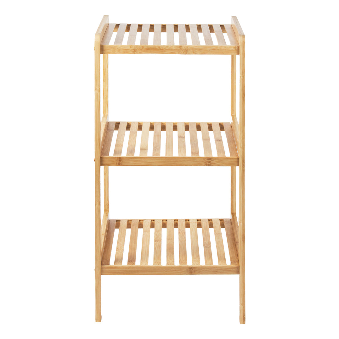 Dulap de baie din bambus GreenBlue, 370x330x780mm, 3 rafturi, GB321, 2 bucăți