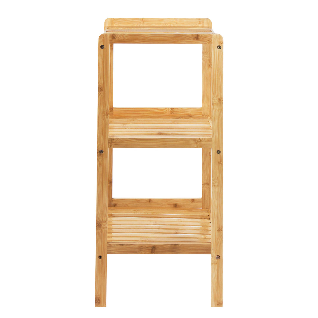 Dulap de baie din bambus GreenBlue, 370x330x780mm, 3 rafturi, GB321, 2 bucăți