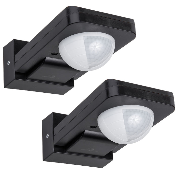 Maclean detector de mișcare PIR, infraroșu, IP65, max 2000W, negru, MCE243 B, 2 bucăți
