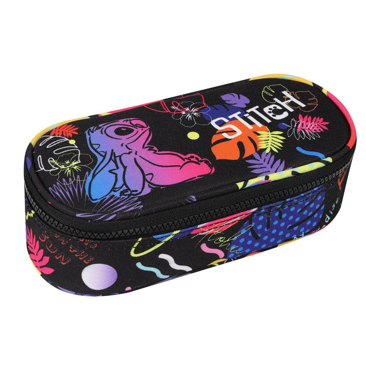 Coolpack Jerry DISNEY STITCH 19 L rucsac școlar negru + CoolPack Campus Disney Stitch servietă ovală pentru creioane școlare F062886