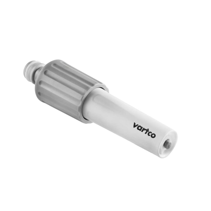 Set de grădină Vartco, furtun 1/2'' 20m, cuplaj rapid stop and go, conexiune robinet, aspersor, suport de perete, Home Set