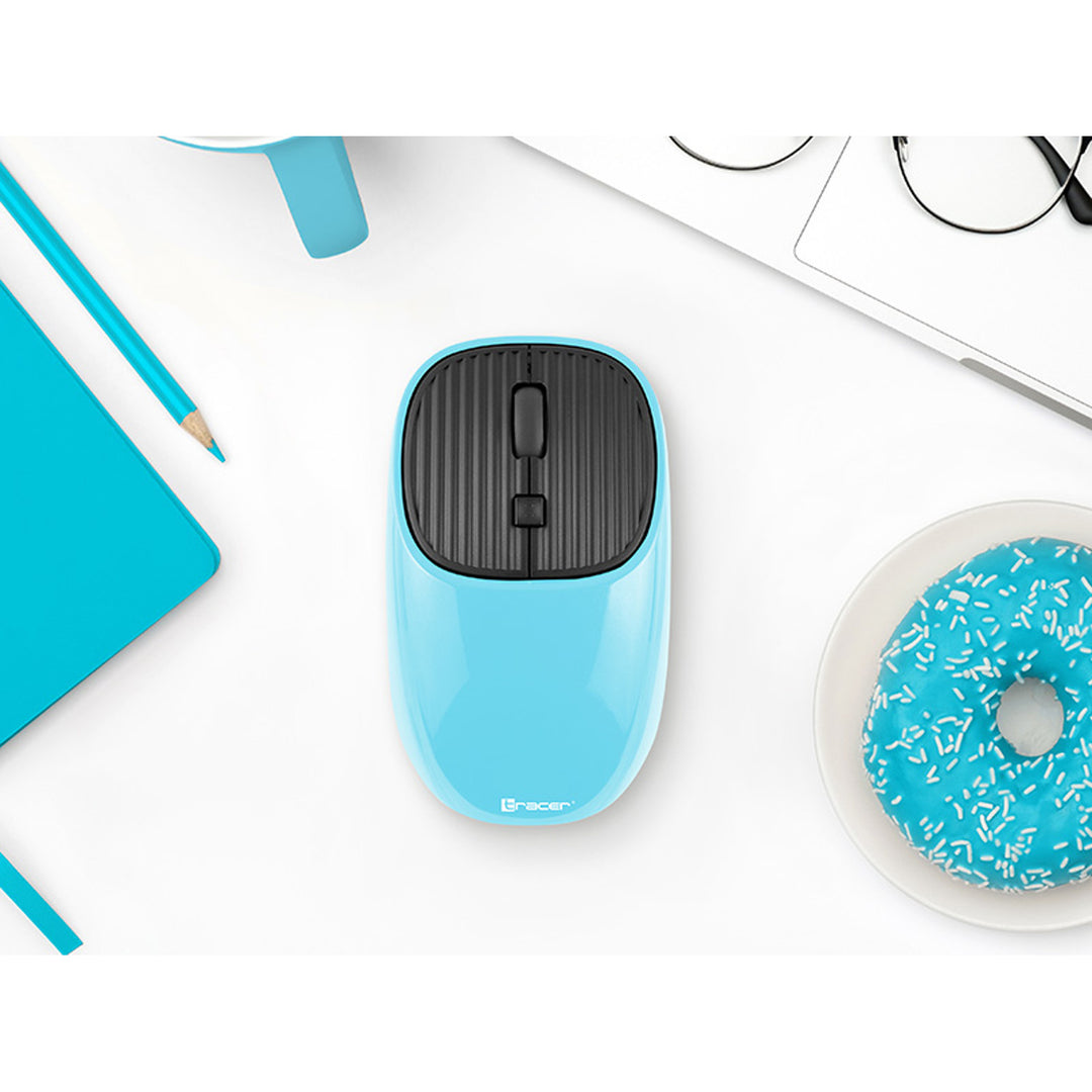 Mouse wireless Tracer, senzor optic, simetric, WAVE RF 2.4 Ghz