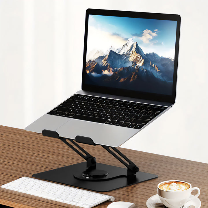Suport reglabil, pivotant, ergonomic pentru laptop 10-17, Media-Tech MT2662