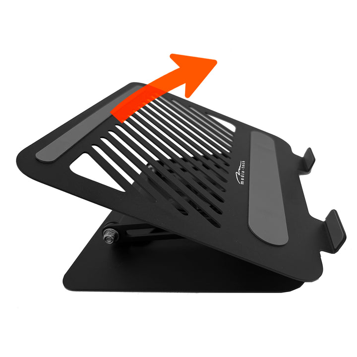 Suport reglabil, pivotant, ergonomic pentru laptop 10-17, Media-Tech MT2662