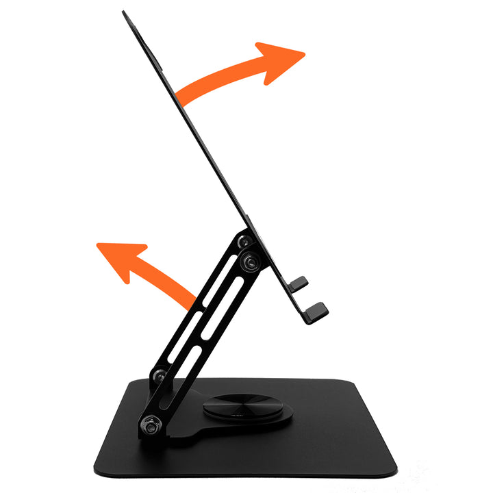 Suport reglabil, pivotant, ergonomic pentru laptop 10-17, Media-Tech MT2662