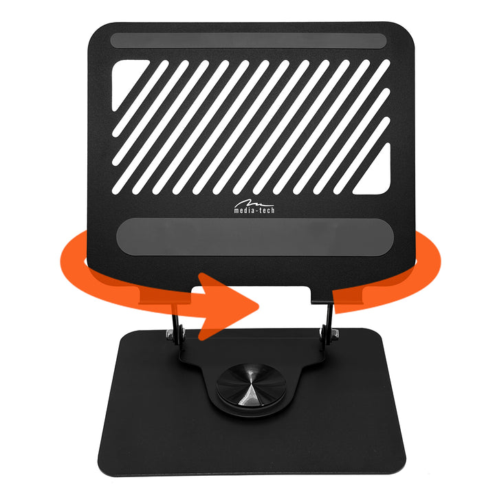 Suport reglabil, pivotant, ergonomic pentru laptop 10-17, Media-Tech MT2662
