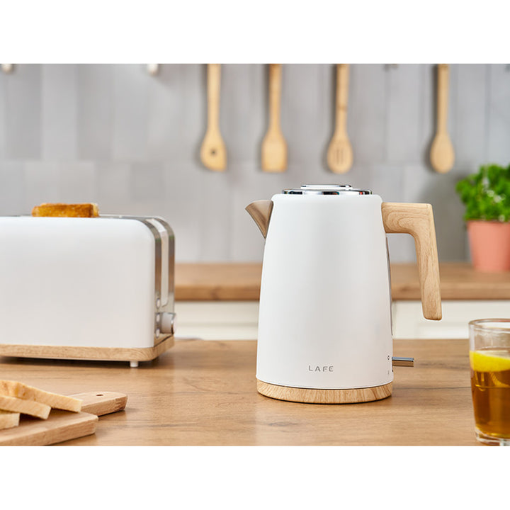 Fierbător electric Lafe Scandi 2200W 1.7l alb