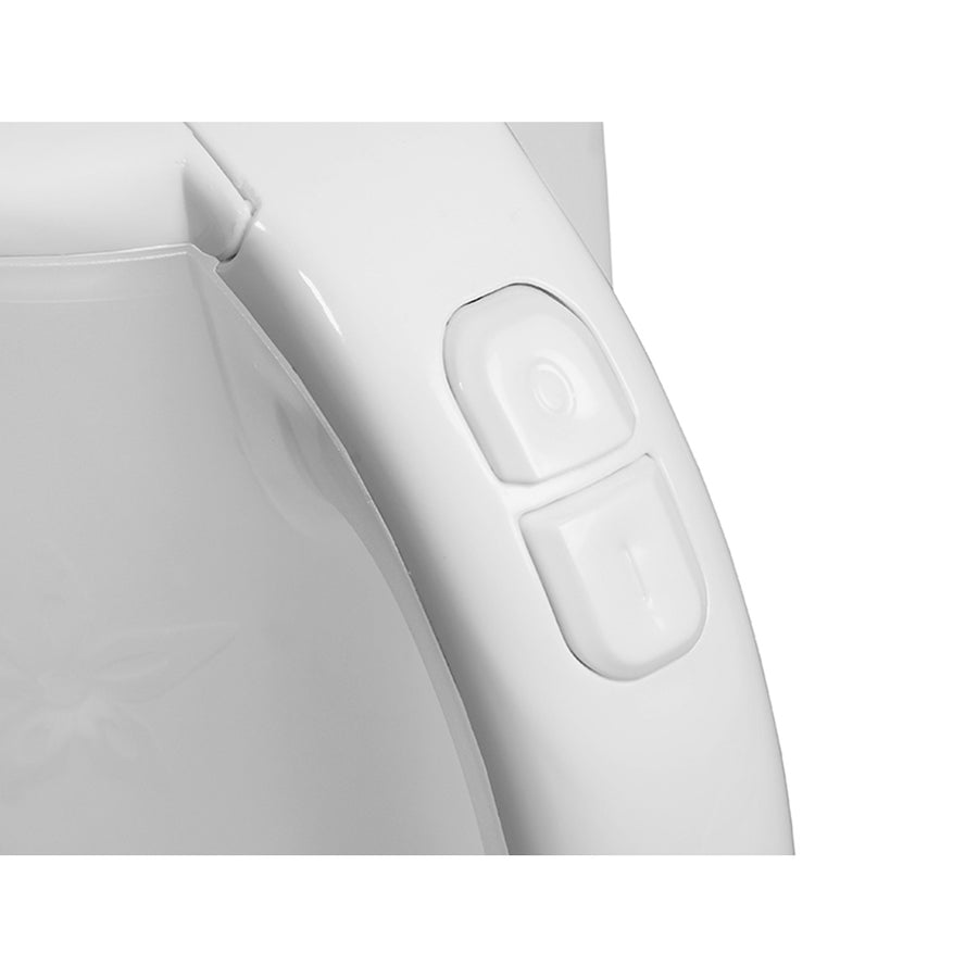 Fierbător electric Lafe, turistic, 600W, capacitate 0.6l, 2 căni, 2 linguri, alb, Scandi