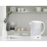 Fierbător electric Lafe, turistic, 600W, capacitate 0.6l, 2 căni, 2 linguri, alb, Scandi