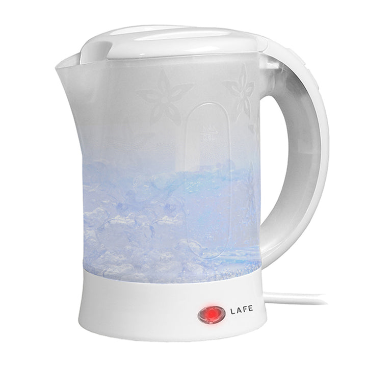 Fierbător electric Lafe, turistic, 600W, capacitate 0.6l, 2 căni, 2 linguri, alb, Scandi