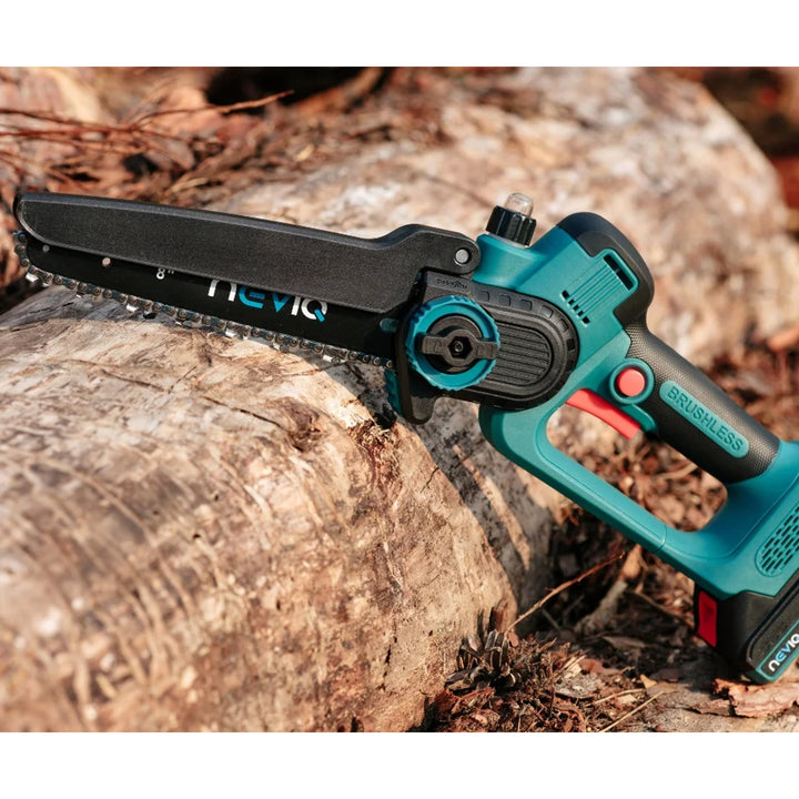 Ferăstrău cu lanț fără fir NEVIQ, bară 8'', 500W, motor fără perii, LX8303