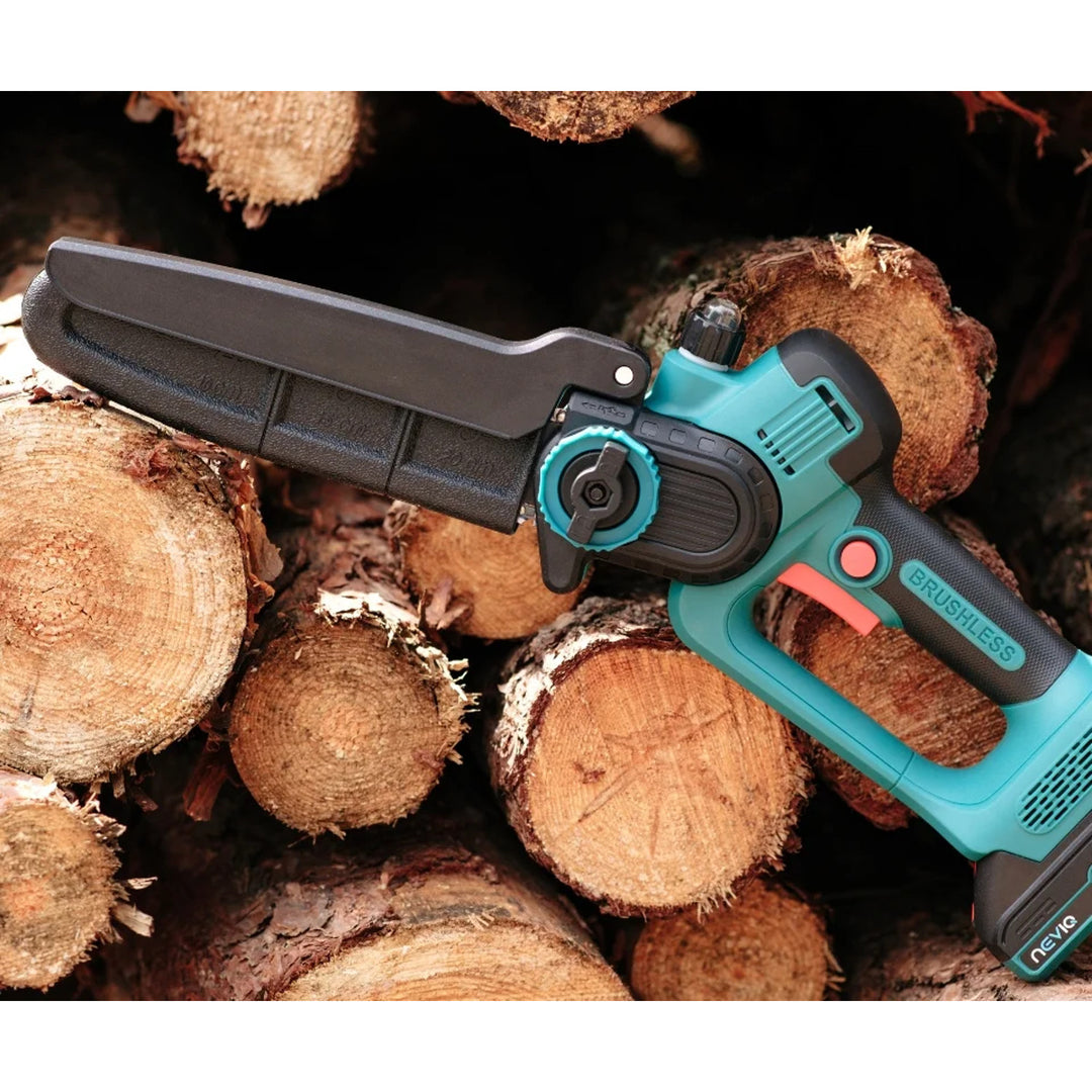 Ferăstrău cu lanț fără fir NEVIQ, bară 8'', 500W, motor fără perii, LX8303