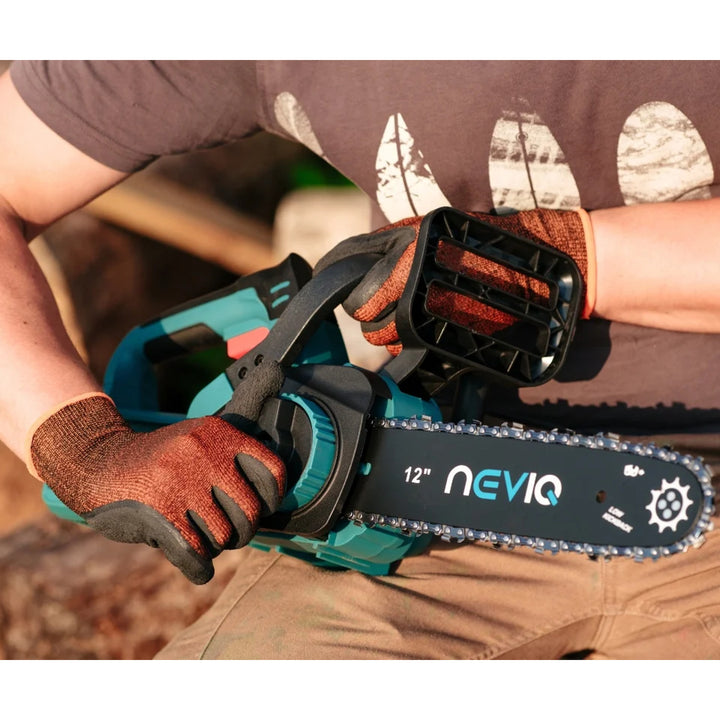 Ferăstrău cu lanț fără fir NEVIQ, bară 12'', 1000W, motor fără perii, L12302