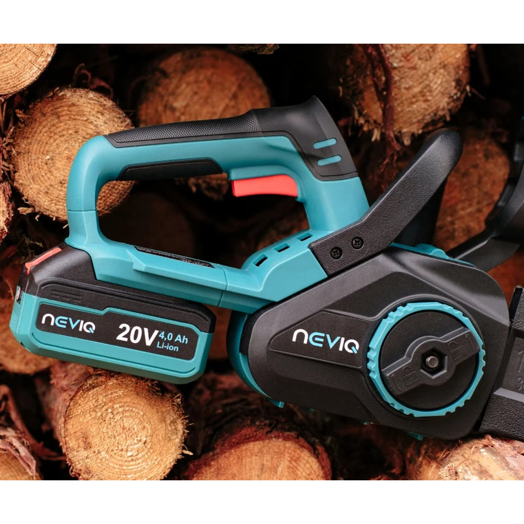 Ferăstrău cu lanț fără fir NEVIQ, bară 12'', 1000W, motor fără perii, L12302