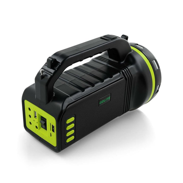 Lanternă solară multifuncțională Verna, 6in1, powerbank, panou solar, lampă, lumini LED, difuzor+radio, Tur000008