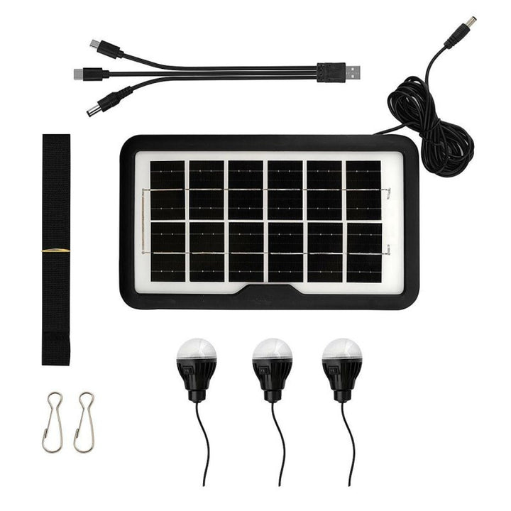 Lanternă solară multifuncțională Verna, 6in1, powerbank, panou solar, lampă, lumini LED, difuzor+radio, Tur000008