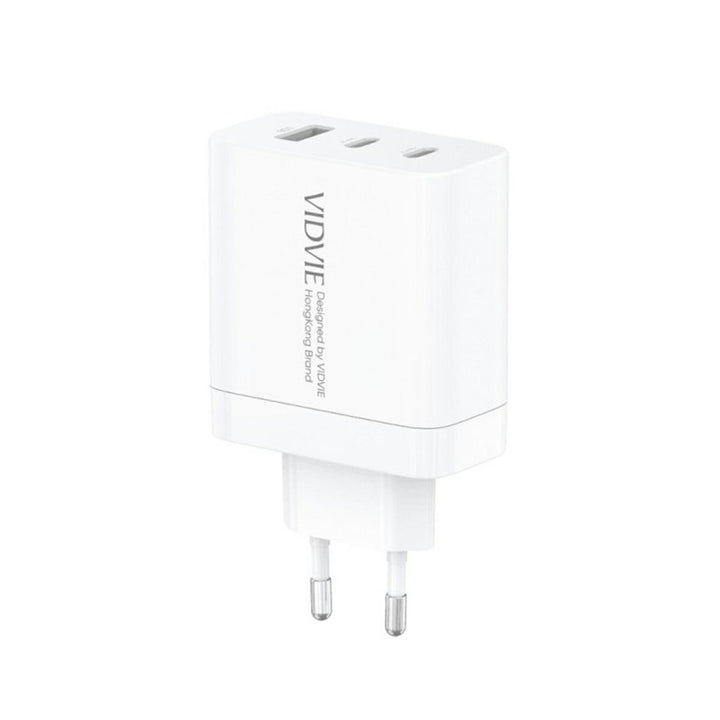 Încărcător de rețea VIDVIE, 3A, 65W, 2x USB-C, 1x USB, cablu USB-C/USB-C, PLE262