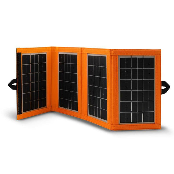 Panou solar, încărcător, 6W, 1 port USB, negru și portocaliu, A01