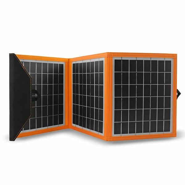 Panou solar, încărcător, 15W, 1 port USB, negru și portocaliu, A04