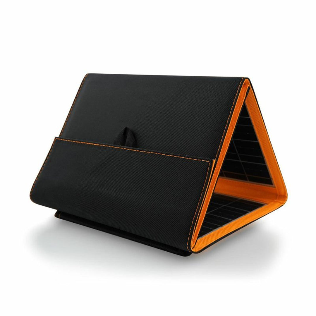 Panou solar, încărcător, 20W, 2 porturi USB, negru și portocaliu, A05