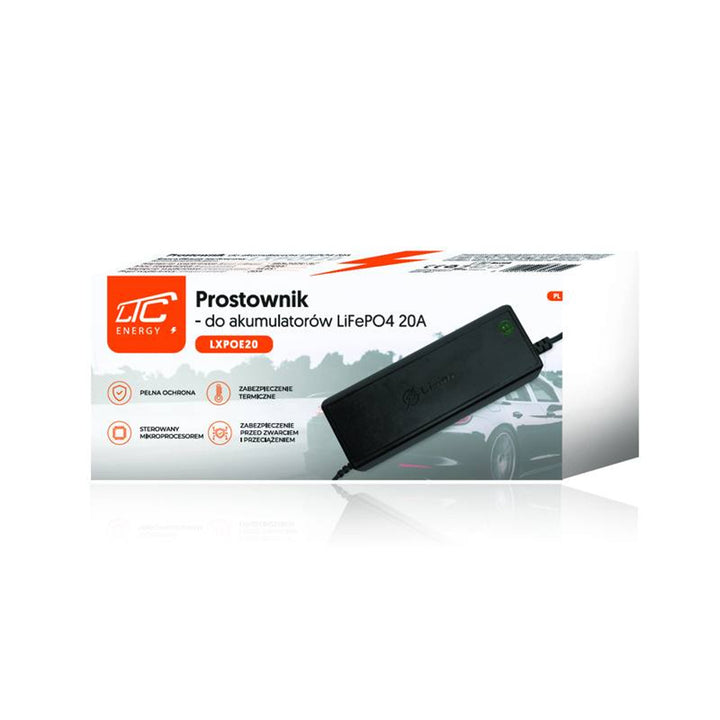 LTC Energy Rectificator baterie LiFePO4, BMS, 20A, 230/14.6V, putere 300W, protecții încorporate, LXPOE20