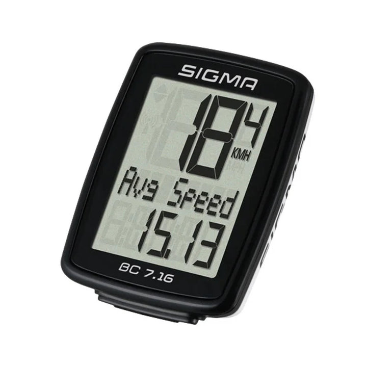 Contor de cicluri Sigma, cu fir, start/stop, afișaj pe trei rânduri, BC 7.16