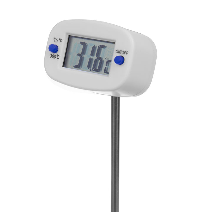 Termometru/sondă pentru alimente, verde-albastru, lungime sondă 15 cm, interval de temperatură -50°C până la +300°C, precizie 0,1°C, GB382, 3 bucăți