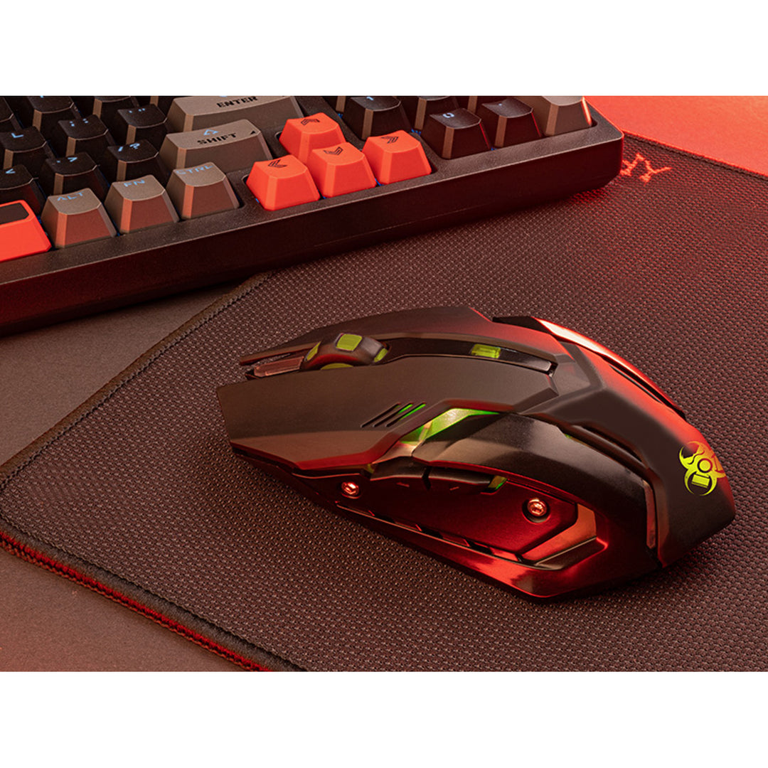 Mouse de gaming Tracer, wireless, baterie 500mAh, 3200 DPI, Gamezone Rocky RF Nano