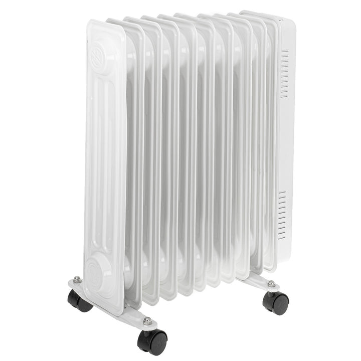 Încălzitor de ulei Adler, 9 aripioare, putere 2000W, 3 niveluri de încălzire, alb, AD 7816