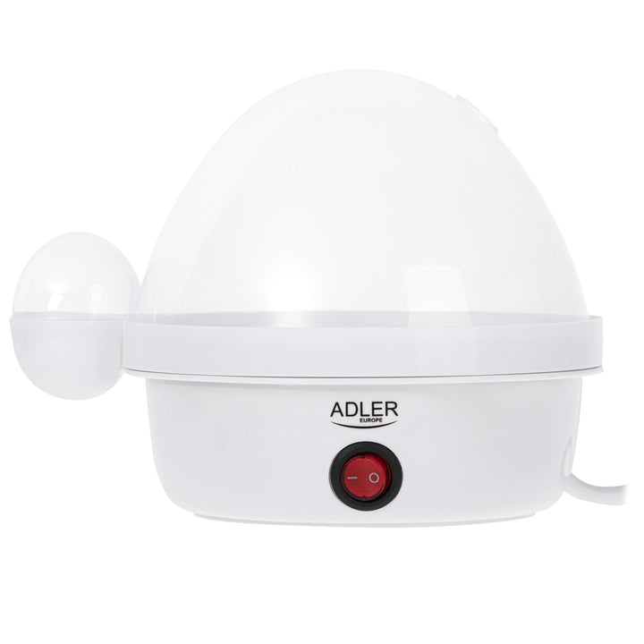 Cuptor de ouă automat Adler, pentru 7 ouă, putere 450W, alb, AD 4459