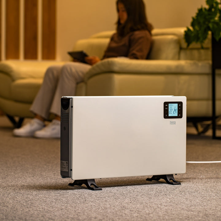 Încălzitor convector Teesa, funcție temporizator, control temperatură, mod antiîngheț, cu telecomandă, TSA8054