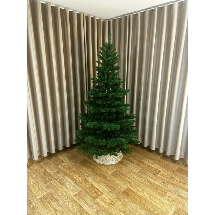 Pom de Crăciun artificial, brad norvegian, realizat din folie PVC, înălțime 220 cm