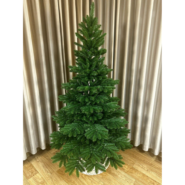 Pom de Crăciun artificial, brad norvegian, realizat din folie PVC, înălțime 220 cm