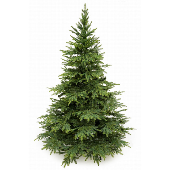 Pom de Crăciun artificial, molid caucazian natural, PVC + PE, înălțime 220 cm