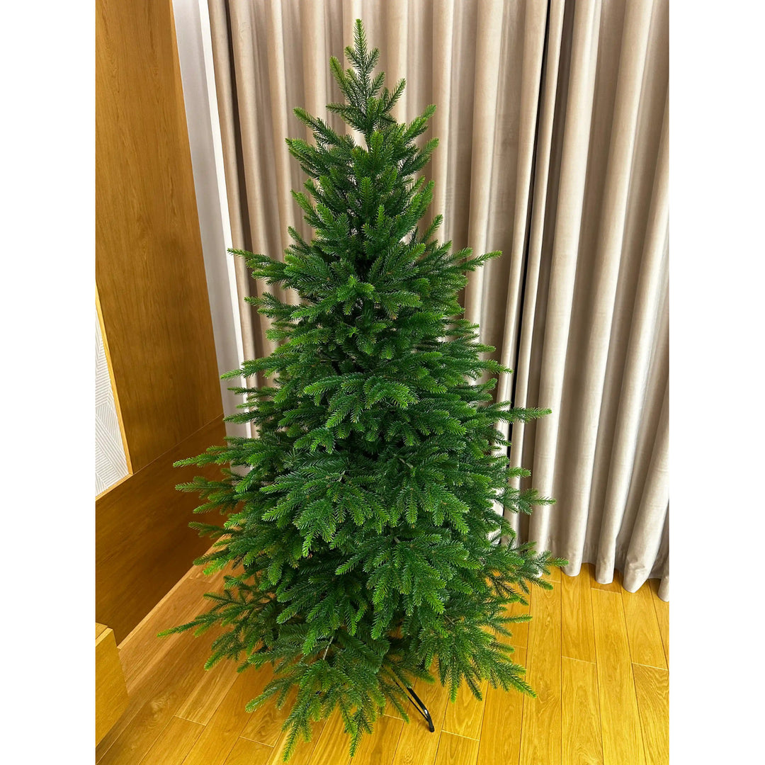Pom de Crăciun artificial, molid caucazian natural, PVC + PE, înălțime 160 cm