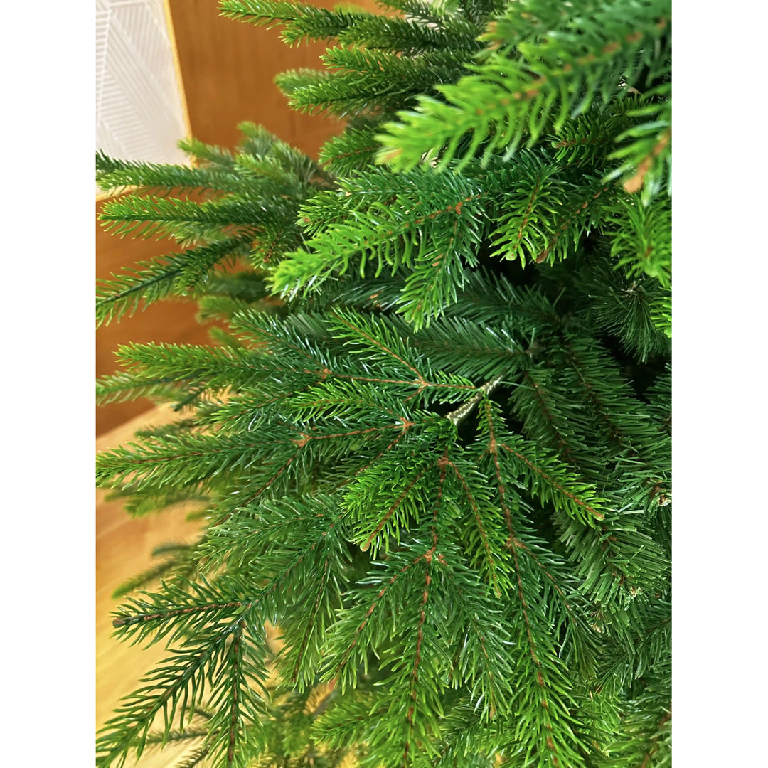 Pom de Crăciun artificial, molid caucazian natural, PVC + PE, înălțime 160 cm