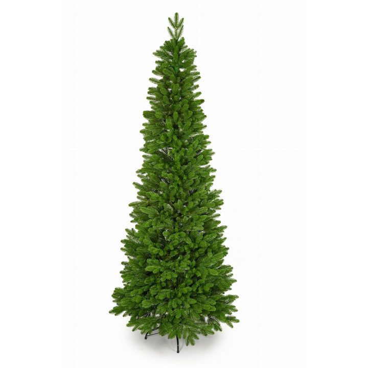 Pom de Crăciun artificial, molid columnar, ramuri PE, înălțime 210 cm