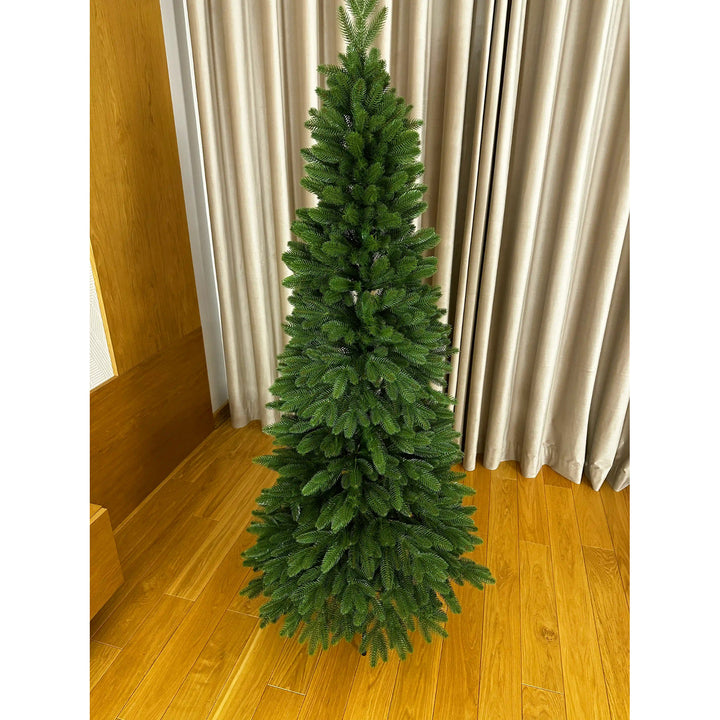 Pom de Crăciun artificial, molid columnar, ramuri PE, înălțime 180 cm
